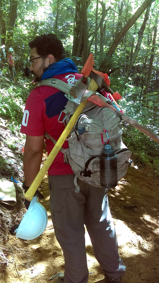 Just looking like your friendly neighborhood lumberjack!